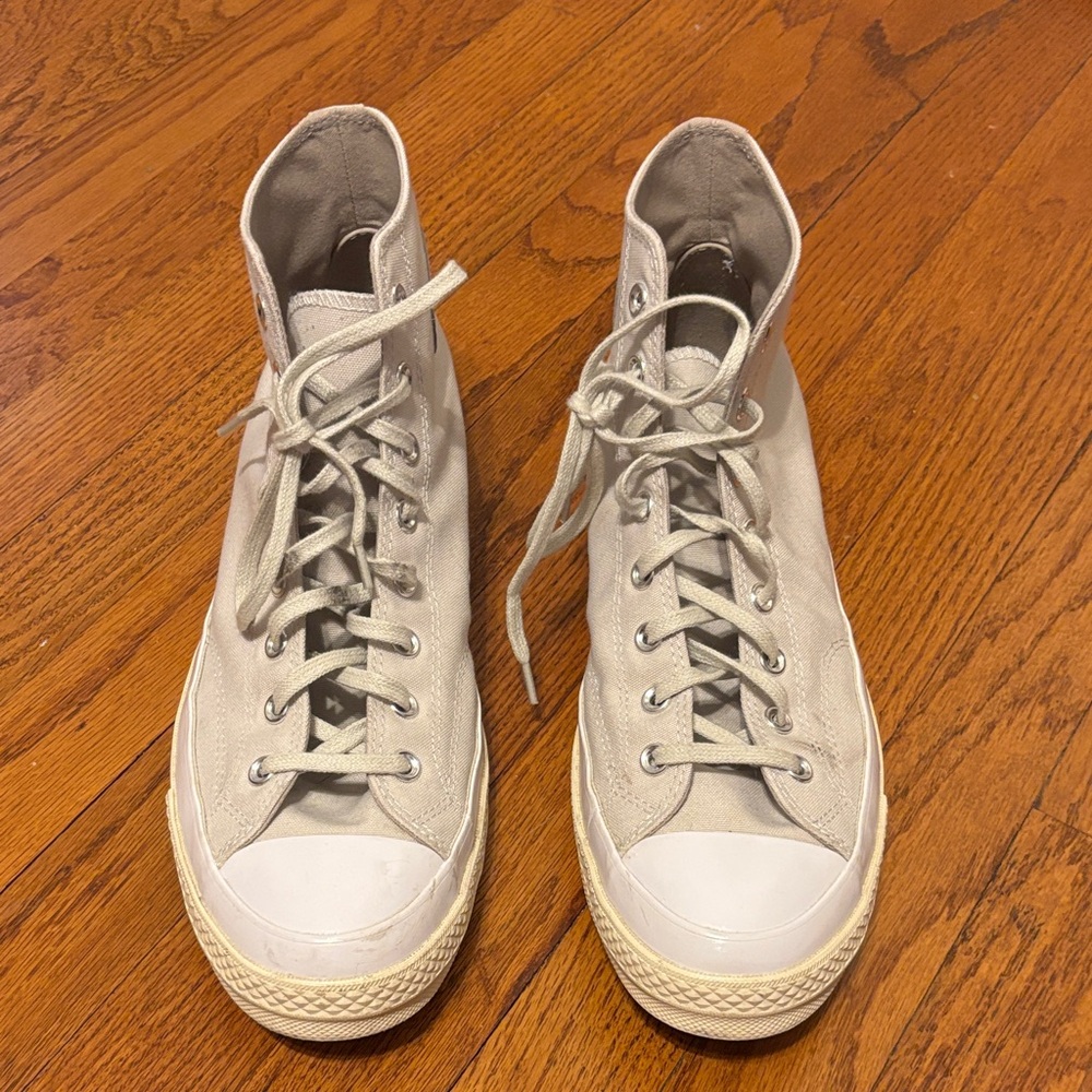 Converse High-Top Sneakers in Gray